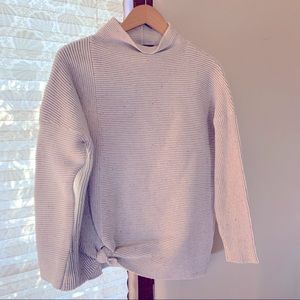 FRENCH CONNECTION Chunky Cable Knit Sweater Mock Neck Medium
